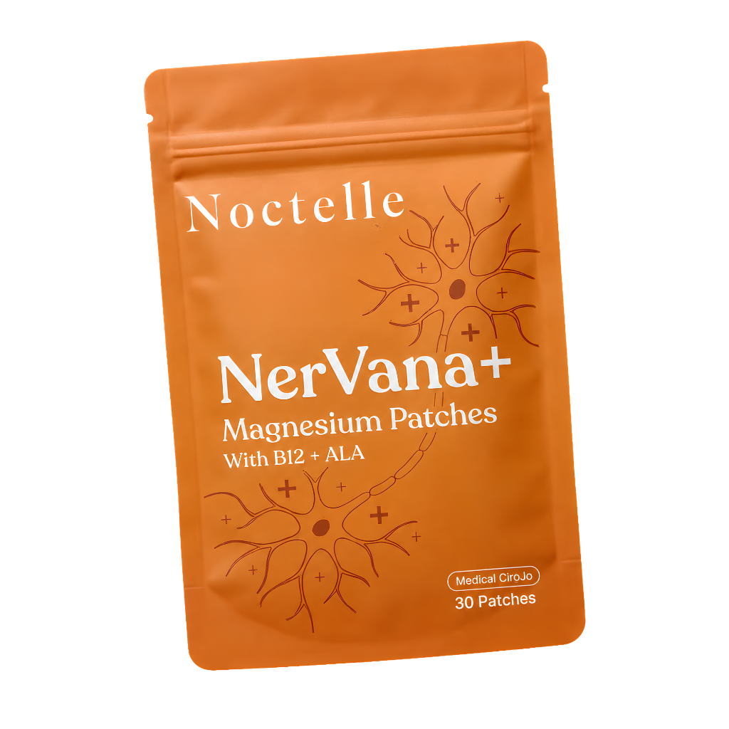Patch Magnésium Noctelle Nervana+ — Le rituel du soir apaisant face à la polyneuropathie